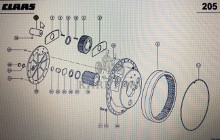 CLAAS 00 0598 932 0/Claas sworzeń/Claas Xerion 3300 3800