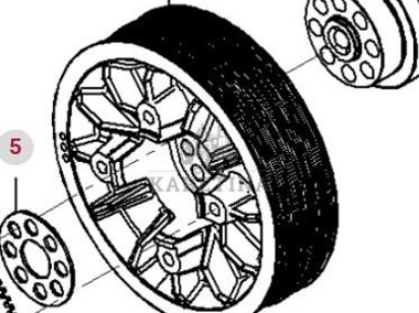 Fendt 936 Gen 7 Silnik D1556LE523 Tłumik Drgań Koło Pasowe H218PF150087A CZĘŚCI-2