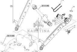 New Holland T6090 T6070 Cięgło dolne 47137104