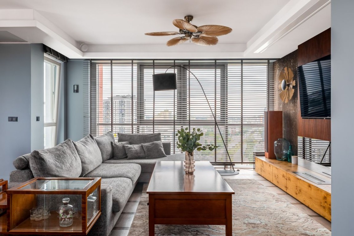 Apartament z widokiem na panoramę centrum Warszawy