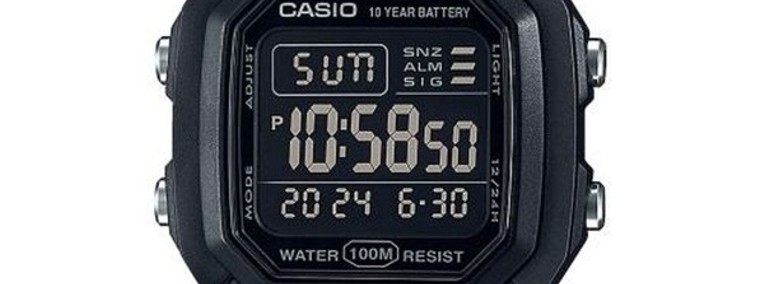Zegarek męski Casio W-800H-1BVES CZARNY-1