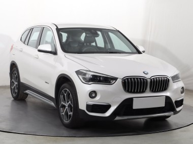 BMW X1 F48 , Salon Polska, Skóra, Klimatronic, Tempomat, Parktronic-1