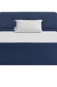 vidaXL Rama łóżka, niebieska, tapicerowana tkaniną, 100 x 200 cm 284907-2