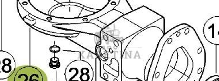 CLAAS Orbis 450 Rura Kołnierza Przekładni Rozdzielającej CZĘŚCI 0001392890 00 0139 289 0-1
