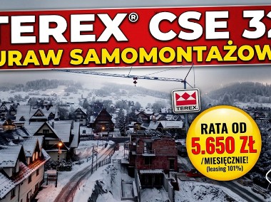 Żuraw szybkomontujący DŹWIG budowlany Terex CSE 32 NOWY - Dotacja !-1