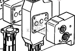 Massey Ferguson 3690 Zawór Przepływowy Rozdzielacz Dystrybutor CZĘŚCI 3582515M1