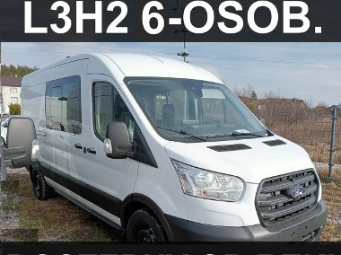 Ford Transit L3H2 165KM Brygadowy 6-os. Kamera Super Cena od ręki !! 1652 zł-1