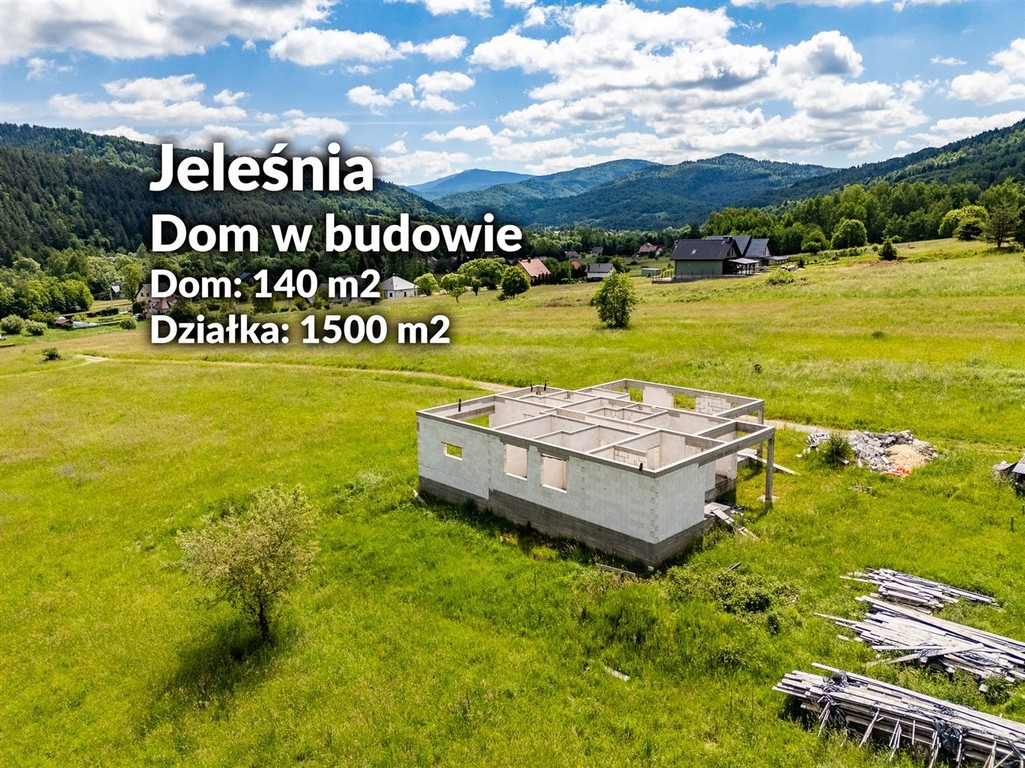dom w budowie | Jeleśnia| widokowa działka - Widok 4