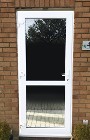 nowe drzwi PVC kolor biały 110x210 wzmocnione szczelne
