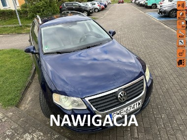 Volkswagen Passat B6 1,8b Highline,pół skóry,podg szyba front i fotele,ksenony,drugie koł-1