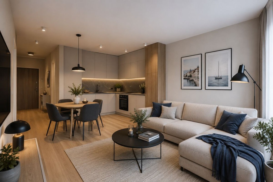 38m² i CISZA, jakiej nie spodziewasz się w CENTRUM