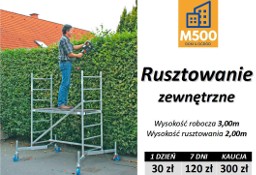 Wypożyczę RUSZTOWANIE 3m aluminiowe lekkie mobilne uniwersalne wynajem wynajęcia