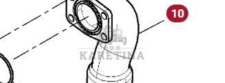 Fendt 930 933 936 942 GEN 7 Kołnierz Zasysania CZĘŚCI H218PP3005030-1