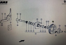 Koło pasowe Claas Mega 370-340 Nr kat. 000 661 194 0 Nr kat. 000 661 194 0