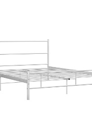 vidaXL Rama łóżka, biała, metalowa, 120 x 200 cm 284694-2