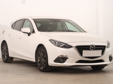 Mazda 3 III , Serwis ASO, Skóra, Xenon, Bi-Xenon, Klimatronic, Tempomat,-1