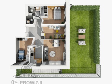 W REALIZACJI 11.2024/Mieszkanie 4 pok, 67,7m2 + balkon / Wrocław, Księże Wielki-1