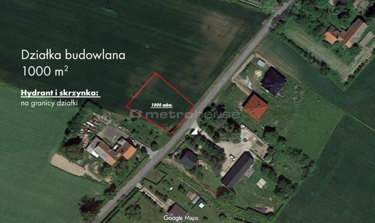 Działka budowlana 1000 mkw., Szymanów, Kąty Wr. - Widok 2