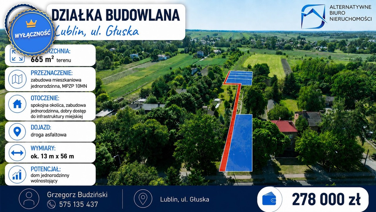 działka lub grunt na sprzedaż