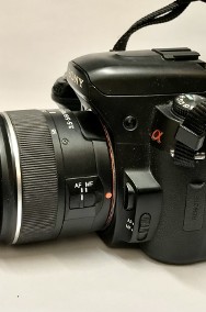 SONY DSLR-A500 Alpha 500 Aparat LUSTRZANKA ładowarka TORBA okazja-2