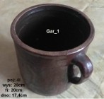 Garnek ceramiczny z kamionki (mały) 