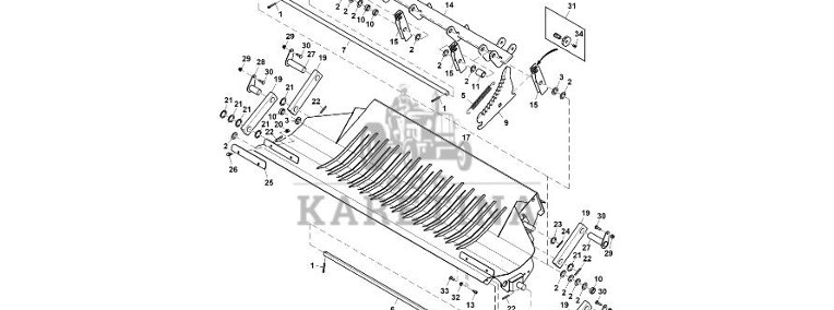 John Deere 960 - Rama DC219859 (Podbieracz)-1