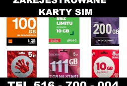 Olsztyn ZAREJESTROWANE KARTY DO TELEFONU KOMORKOWEGO karty SIM prepaidy startowe