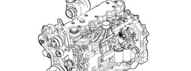 New Holland T6090 Silnik 87542024-1