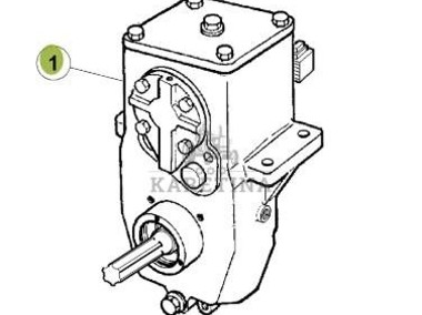 CLAAS RENAULT ATLES 936 RZ V5 WOM Tylny Tylni Kompletny 7700046340 7700056558-1