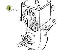 CLAAS RENAULT ATLES 936 RZ V5 WOM Tylny Tylni Kompletny 7700046340 7700056558