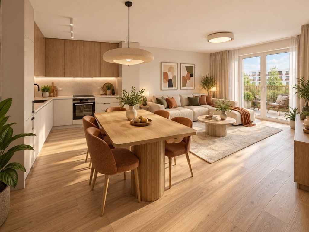 Mieszkanie na sprzedaż, 3 pokoje, 57 m², Julianów
