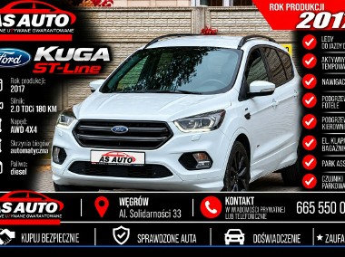 Ford Kuga II 2.0TDCi 180KM AWD/Ledy/Navi/Pod.Fotele/El.klapa/Alu/ACC/PDC/Serwis-1