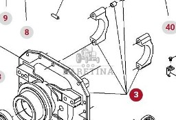Valtra S274 S294 S324 S394 Fendt S927 S930 S933 S939 Wspornik Mechanizmu Różnicowego 7700471301