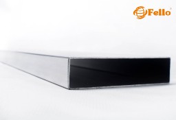 Profil aluminiowy zamknięty 100x25 surowy deska sztachetka płot wymiar