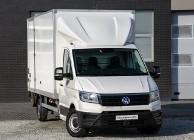 Volkswagen Crafter 177KM 8ep KONTENER + WINDA dHollandia 750kg + DRZWI BOCZNE UDT W CEN