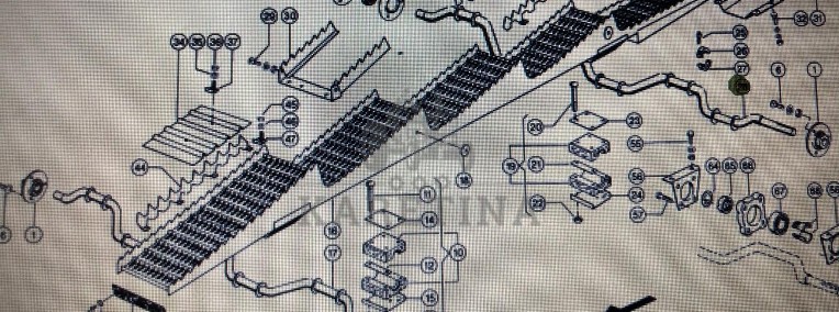 Wał Wytrząsaczy do Claas Mega 370-340 Nr kat. części 000 678 513 3-1