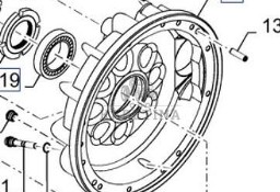 New Holland CR9080 Pokrywa Przedniego Napędu Przedniej Osi CZĘŚCI 84819478