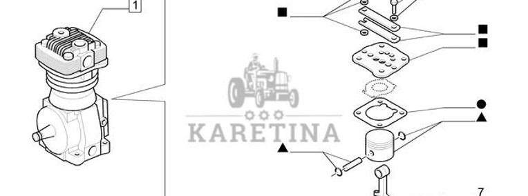 New Holland T6010 Case - Wał korbowy 84164367-1