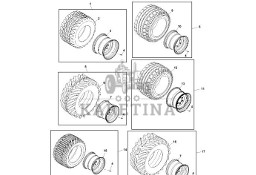 John Deere 960 - Felga DC210572 (Rama, pokrywy, róźne)