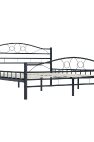vidaXL Rama łóżka, czarna, stalowa, 160 x 200 cm 285289-2
