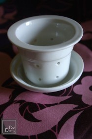 Porcelanowe sitko do parzenia herbaty ziół suszu kawy PL -2