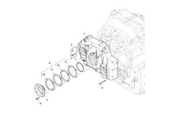 John Deere 9470RX - Obudowa R552925 (Przekładnia Power Shift)