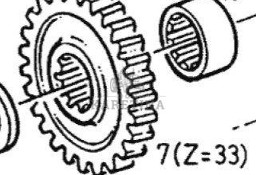 Deutz Fahr Agrostar 6.11 6.21 6.31 6.71 Koło Zębate Skrzyni Biegów 33 zęby CZĘŚCI 04328887