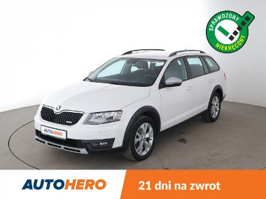 Skoda Octavia III SCOUT, 4x4, klima auto, grzane fotele, czujniki parkowania, hak-1