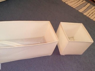 komplet pojemników 2 sztuki białe IKEA-1