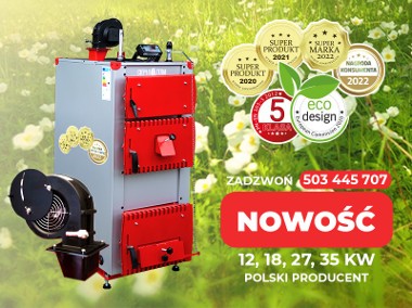 Kocioł piec NADMUCHOWY na WĘGIEL 5 klasa Ecodesign 12, 18, 27, 35 kW RUSZT WODNY-1