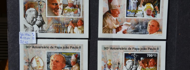 Papież Jan Paweł II Gwinea Bissau ** Cięte-1