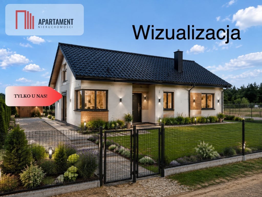 Dom parterowy w stanie surowym zamkniętym.
