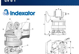 Części do obrotu rotatora Indexator IR GV uszczelnienia 