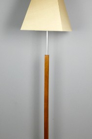 Lampa podłogowa MAGESTAD skandynawski drewno złoty abażur-2
